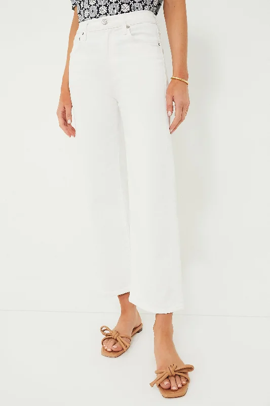 Cozy Essentials Sour Cream Harper Crop Jean