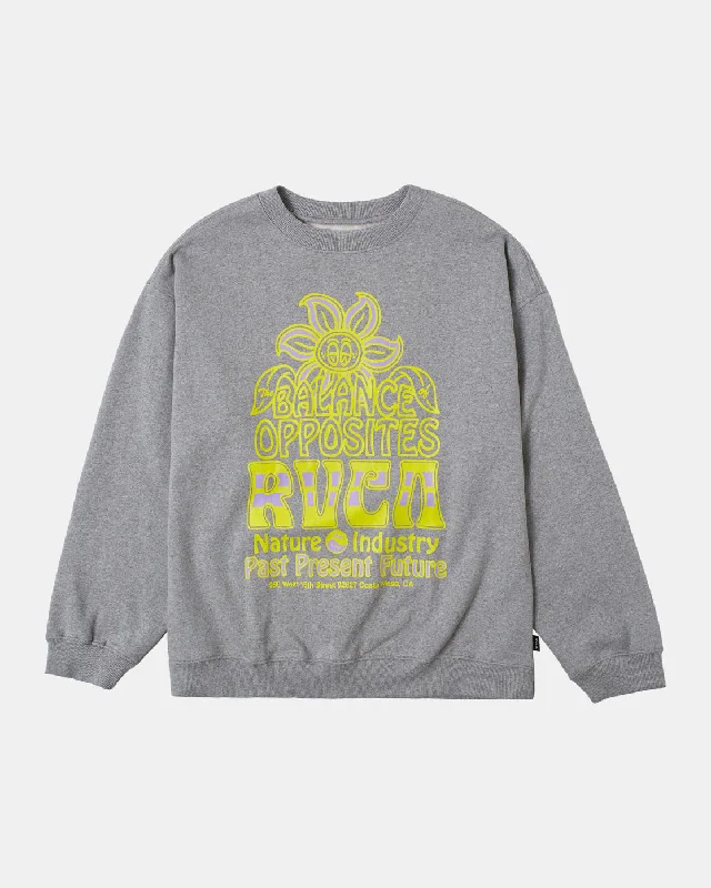 Personalized Layout Positive Growth Sweatshirt - Heather Grey