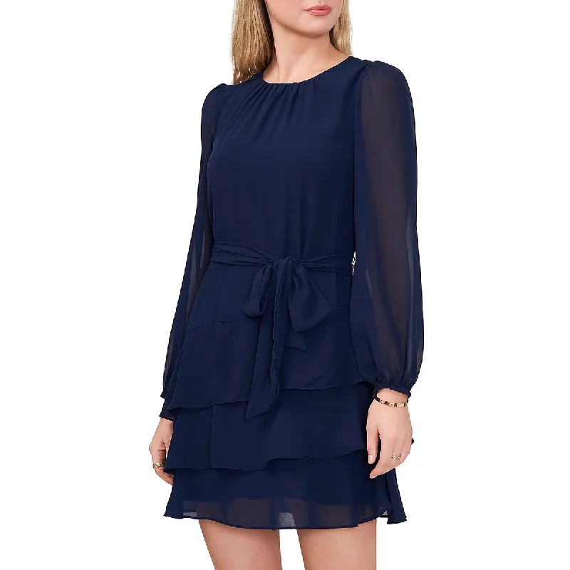 Practical Wear 1.State Womens Chiffon Short Mini Dress