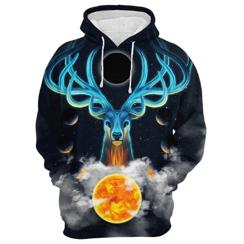 Simple Comfort Magic Deer Hoodie
