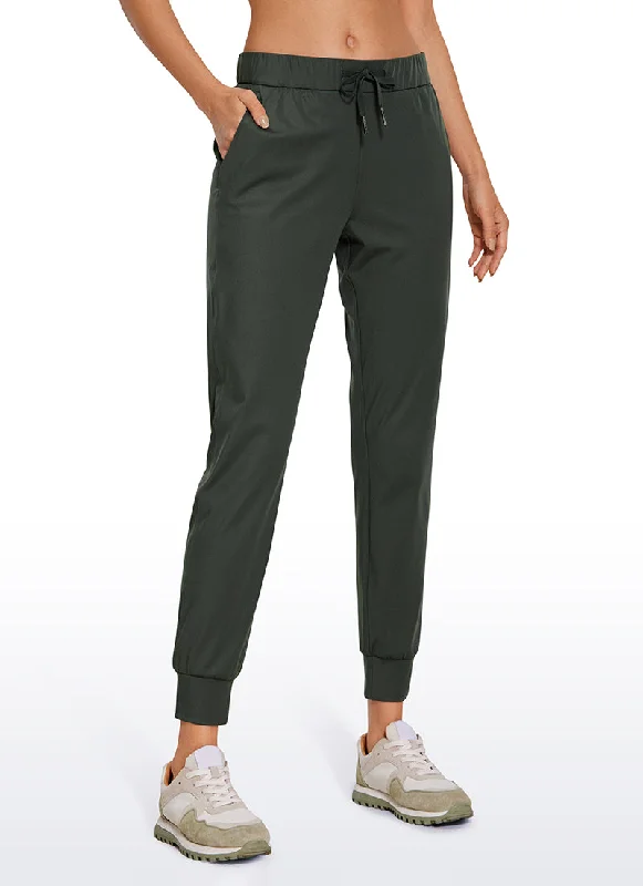 Cool Comfort Stretch Drawstring Jogger with Pockets 27''