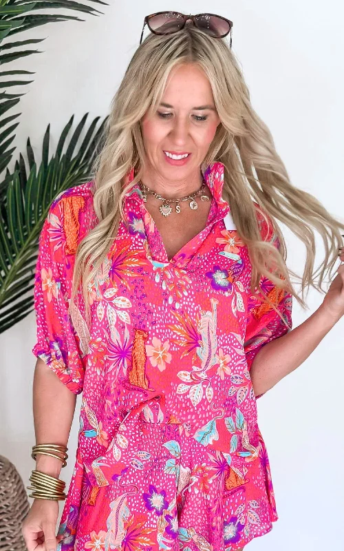 Soft Fit Sloan Jungle Party Blouse