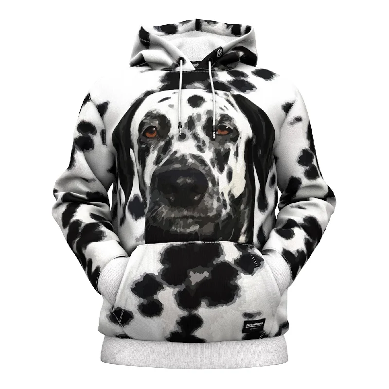 Relaxed Fashion Dalmatian Hoodie