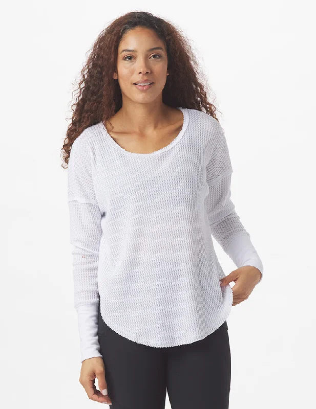 Easygoing Fashion Freestyle Long Sleeve: White