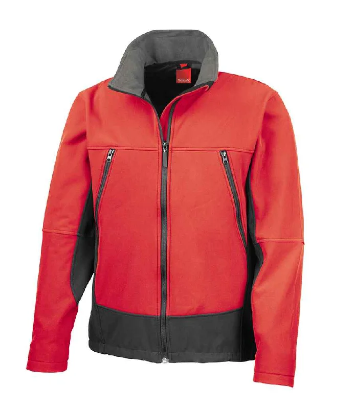 Cozy Daywear Result Soft Shell Activity Jacket | Red