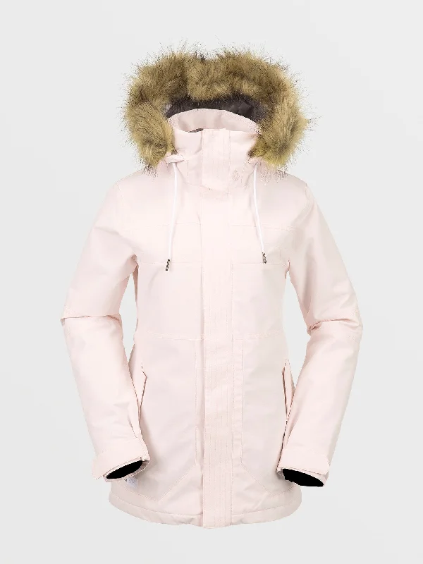 Daily Comfort Womens Fawn Insulated Jacket - Calcite