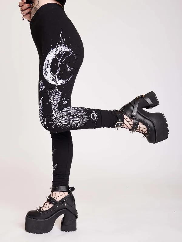 Elegant Fashion Broomstick Legging