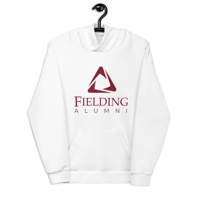 Personalized Creativity Unisex Eco-friendly Hoodie - White | Alumni Logo