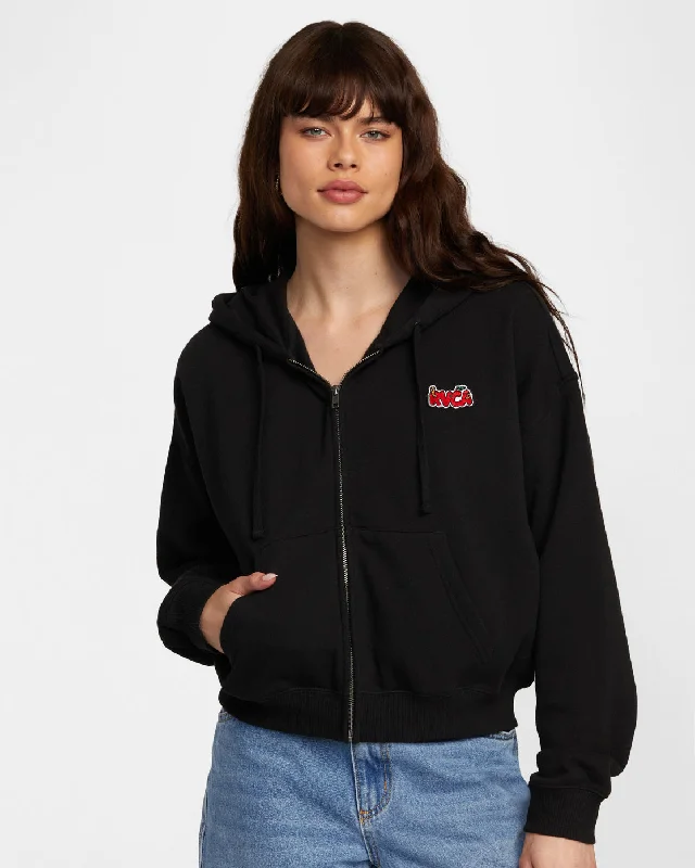 Laidback Style Court Hoodie - RVCA Black