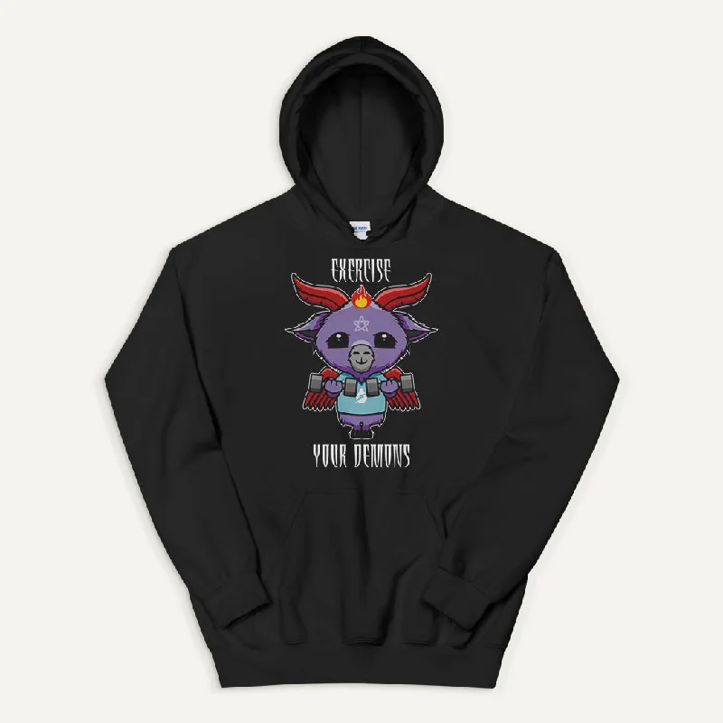 Chill Style Exercise Your Demons Pullover Hoodie