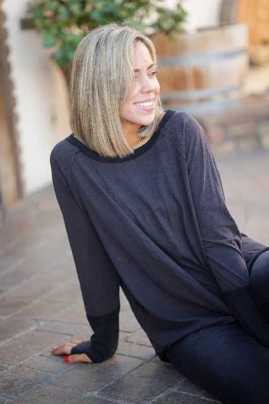 Sleek Outfits Graphite Thumbhole Thermal