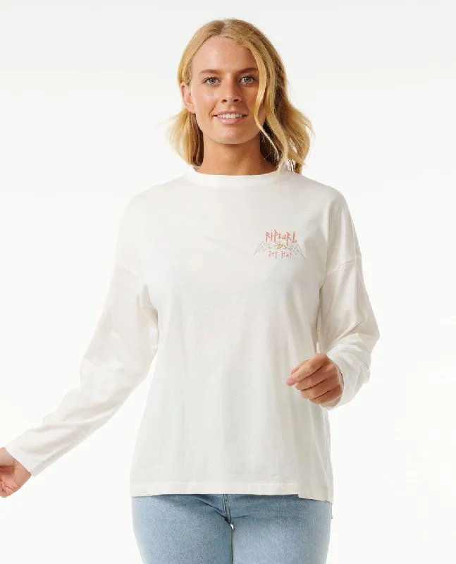 Cozy Pieces Rip Curl Hypnotic Eye Heritage L/S Tee-Bone