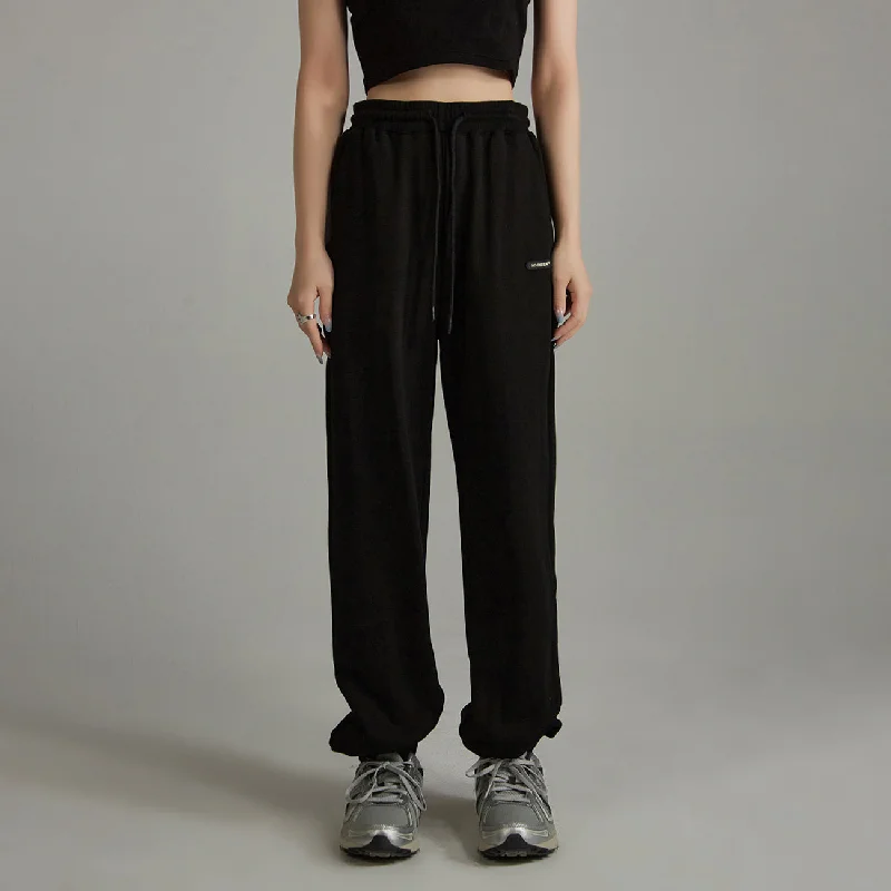 Easygoing Fashion High Waist Loose Fit Jogger Pants