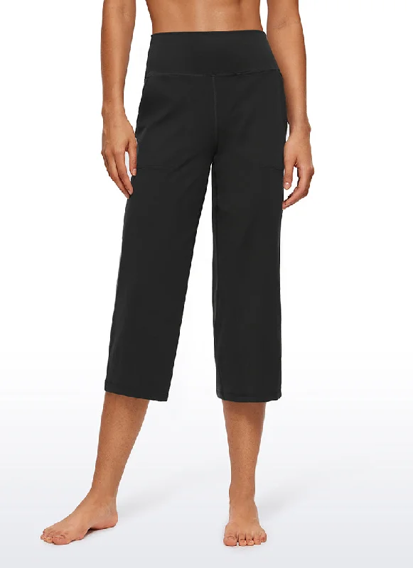 Everyday Fashion Butterluxe High Waist Wide Leg Pants with Pockets 23''