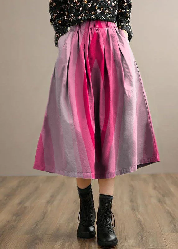 Affordable Chic French Red Geometry Clothes For Women Elastic Waist Art Spring Dresses Affordable Chic French Red Geometry Clothes For Women Elastic Waist Art Spring Dresses