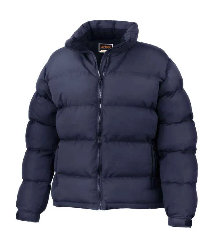 Functional Fashion Result Urban Ladies Holkham Down Feel Jacket | Navy