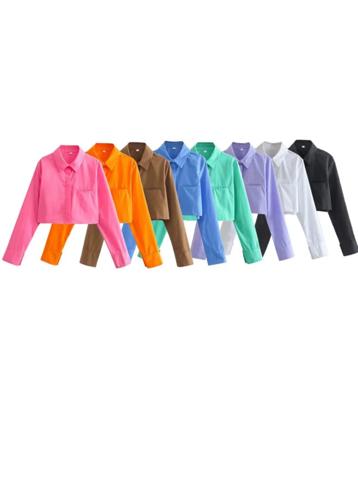 Comfy Clothes Cropped Long Sleeve Shirt
