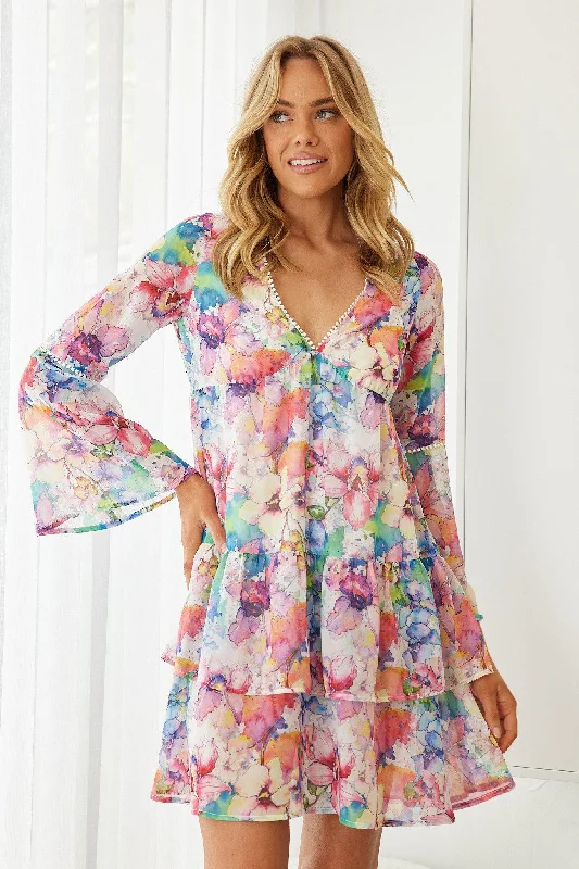 Fashion Staples Elize Dress - Multi Print