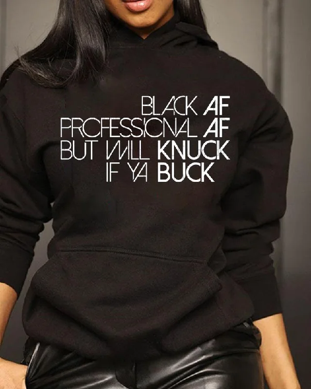 Romantic Tenderness Hooded Simple Letter Print Ladies Long Sleeve Top
