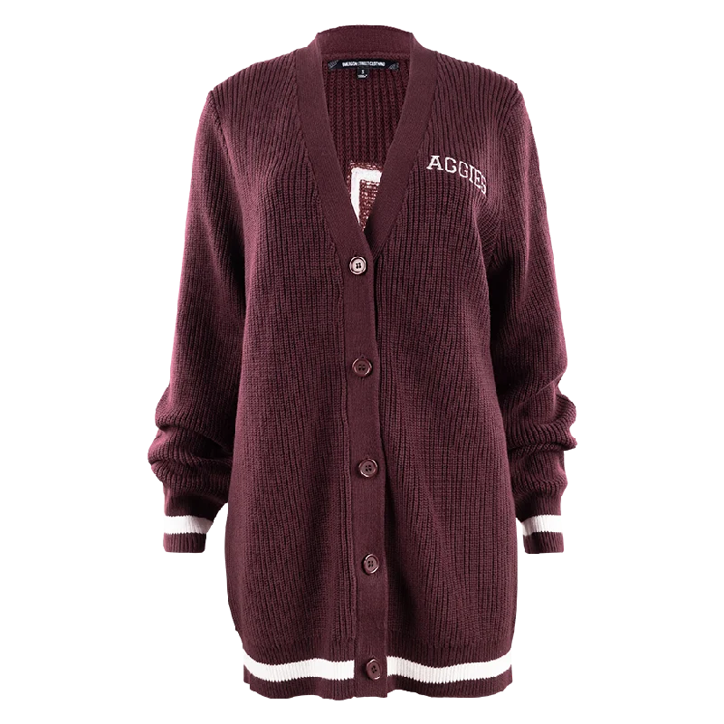 Stylish Comfortwear Texas A&M Aggies Lonestar Vermillion Cardigan