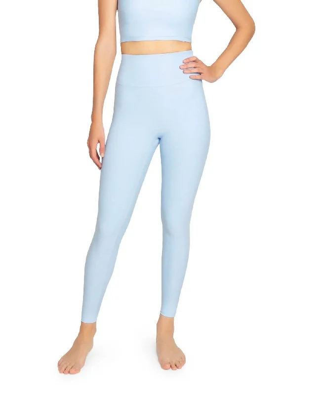 Fashion Layers High Rise Leggings In Windsurfer