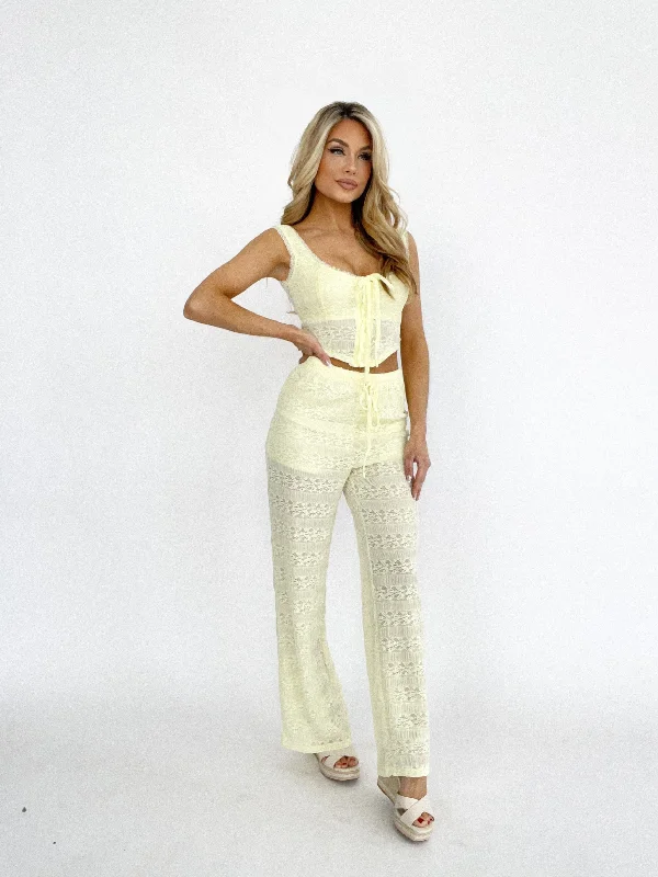 Chic Outfits Lemonade Lace Pants