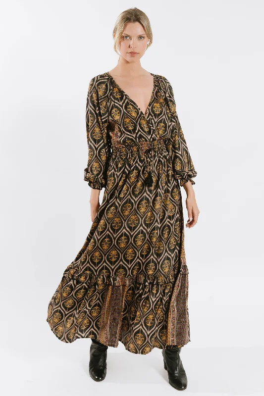 Cozy Comfort Asmee L/S Maxi Dress