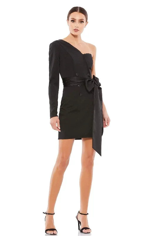Trendy Comfort Ieena Duggal - 12509 Asymmetric Short Suit Dress