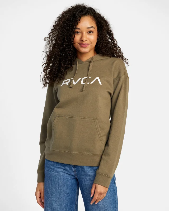 Budget-Friendly Looks Big RVCA Hoodie - Army Fade