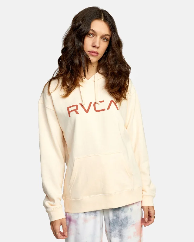 Trendy Vibes Big RVCA Hoodie - Pale Pink 2