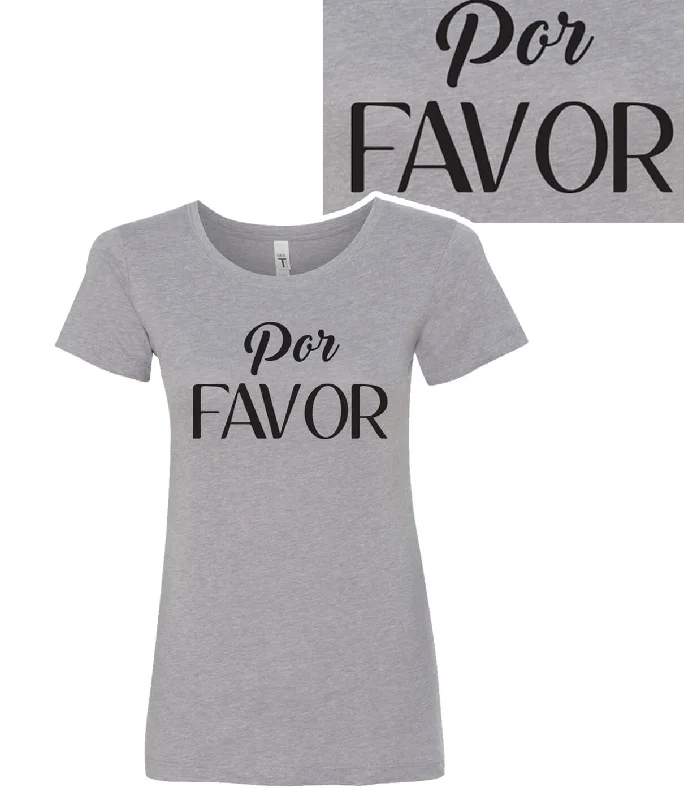 Cozy Vibes Por Favor - Next Level Women's Crew Neck Short-Sleeve T-Shirt