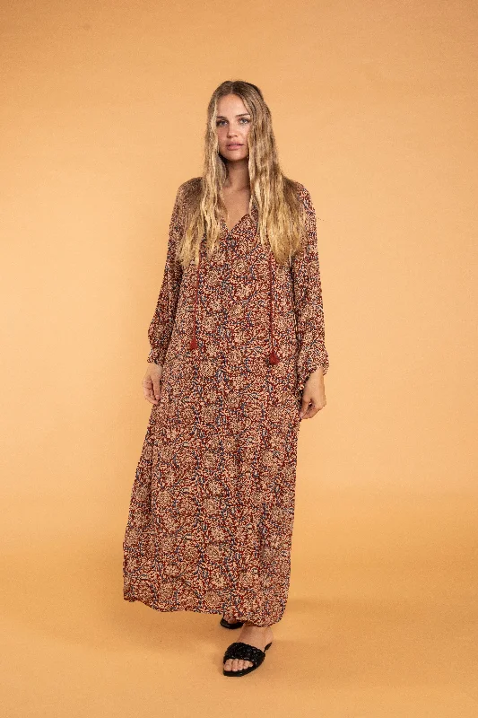 Stylish Comforts Anaka L/S Maxi Dress