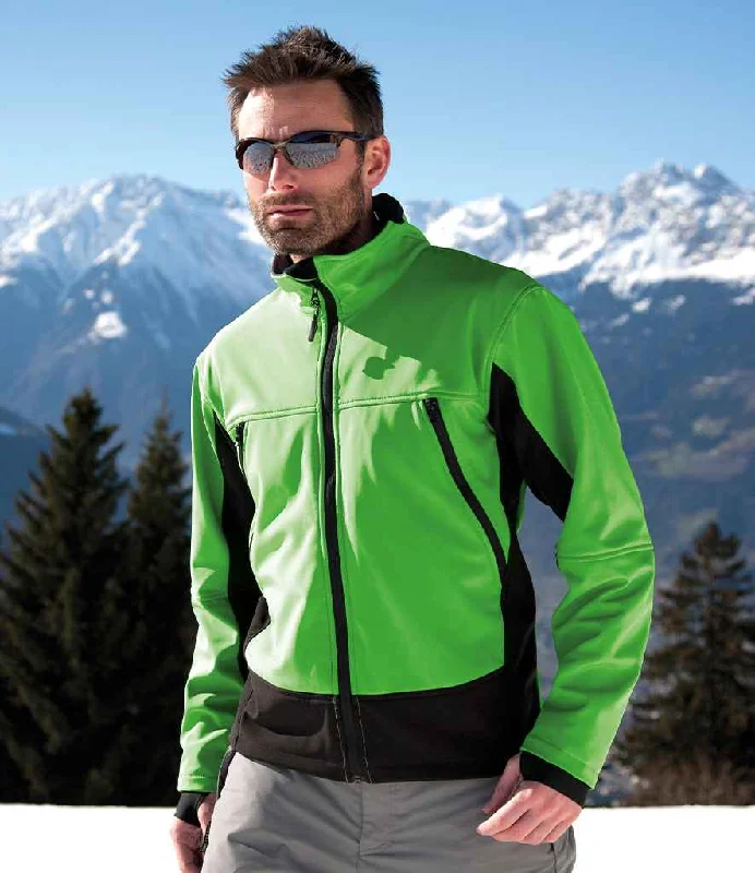 Trendy Comfort Result Soft Shell Activity Jacket | Vivid Green