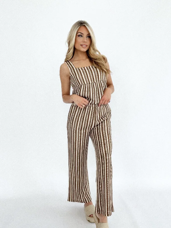 Elegant Fashion Southern Sunstripes Pants