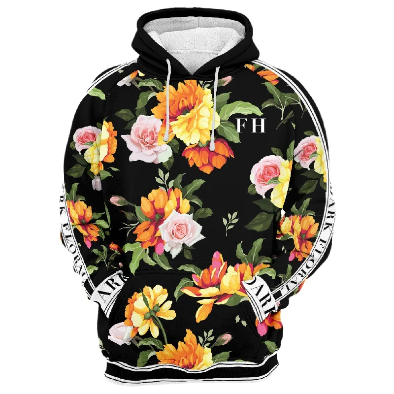Minimalist Style Venus Rose Blossom Hoodie