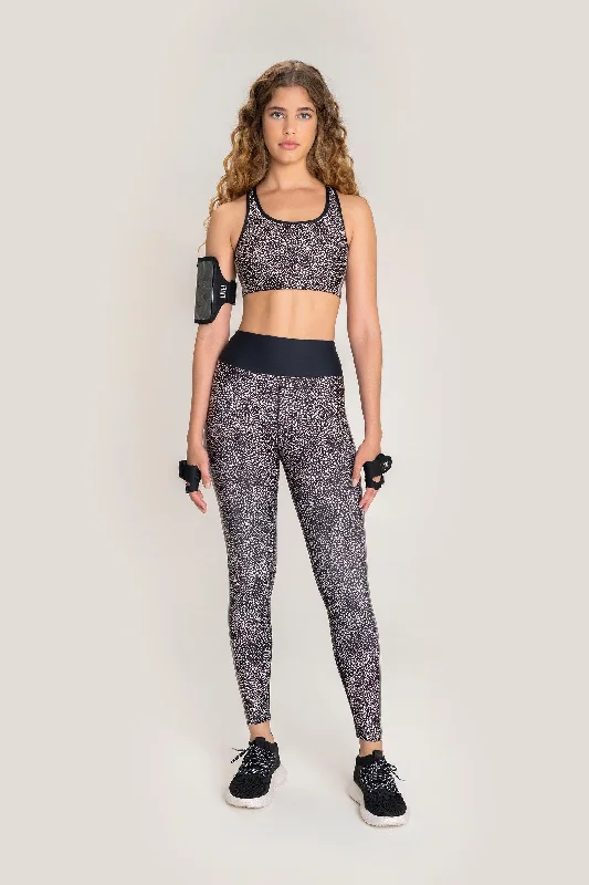 Chic Textures Bamboo Stripe Leggings