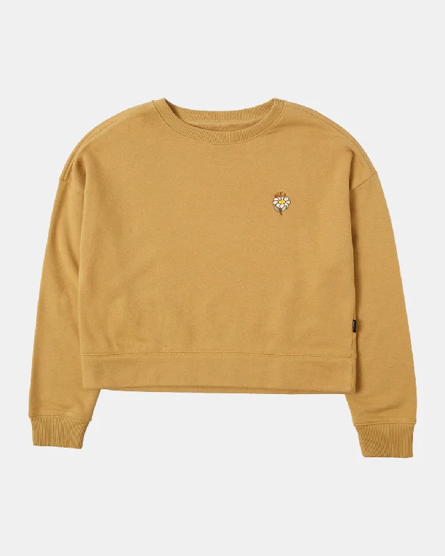Fashion Layers At Ease Sweatshirt - Tan
