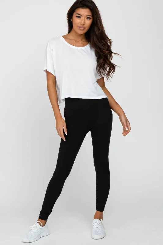 Cool Layers Black V-Waist Leggings
