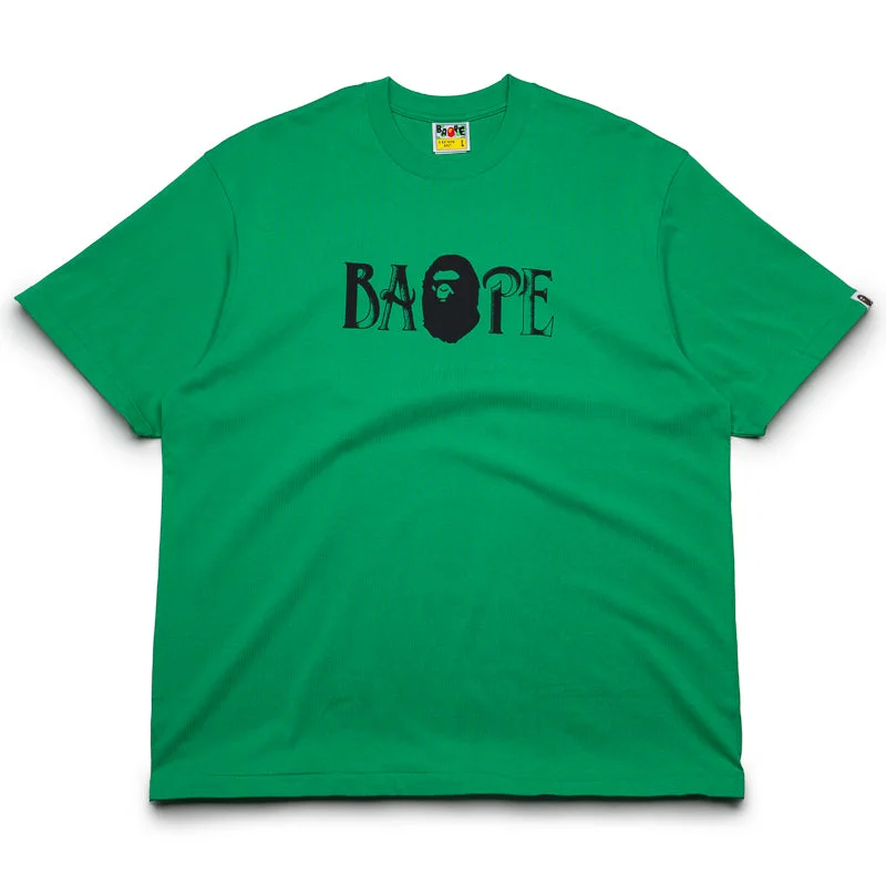 Cozy Comforts A Bathing Ape Screen Print Logo Tee - Green