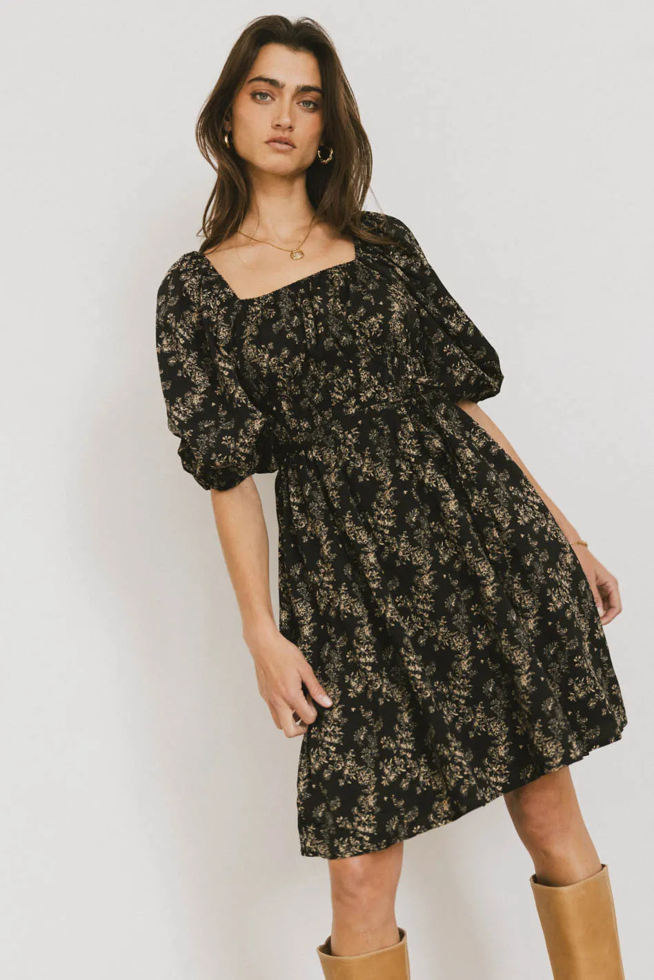 Modern Comfort Bellamy Mini Dress in Black