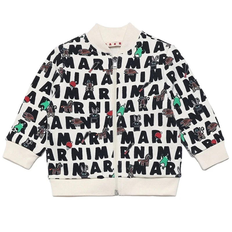Cozy Comforts Marni Milk Zip Cardigan