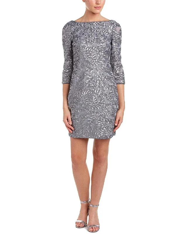 Classy Outfits Aidan Mattox - Beaded Bateau Neck Dress 151A11810