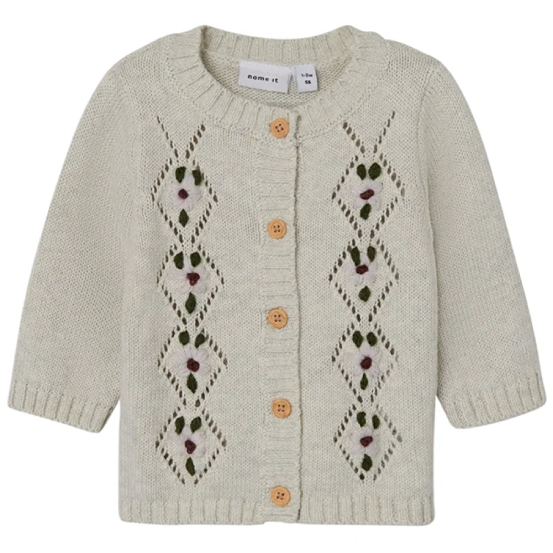 Fashion Comfort Name it Peyote Melange Helle Knit Cardigan