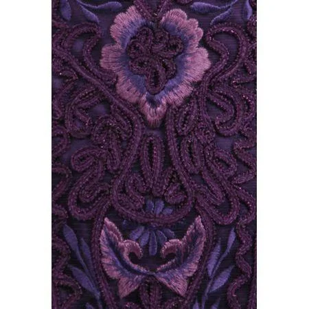 Comfortable Outfits Sue Wong - C2411 V-neck Embroidered Sheath Cocktail Dress