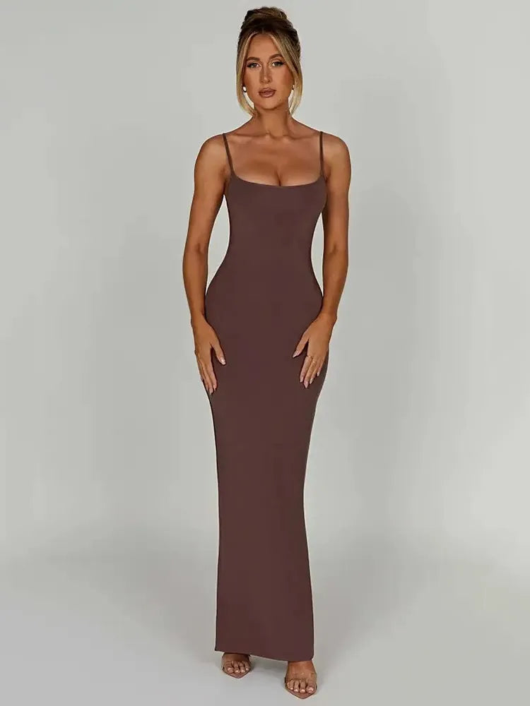 Soft Fabrics DressBetty - 2024 Spaghetti Strap Sleeveless Club Party Sexy Backless Bodycon Dress Soft Fabrics DressBetty - 2024 Spaghetti Strap Sleeveless Club Party Sexy Backless Bodycon Dress