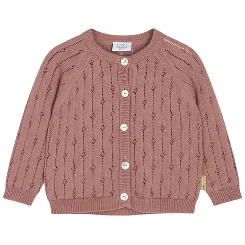 Budget-Friendly Looks Hust & Claire Baby Ash Rose Cleo Knit Cardigan