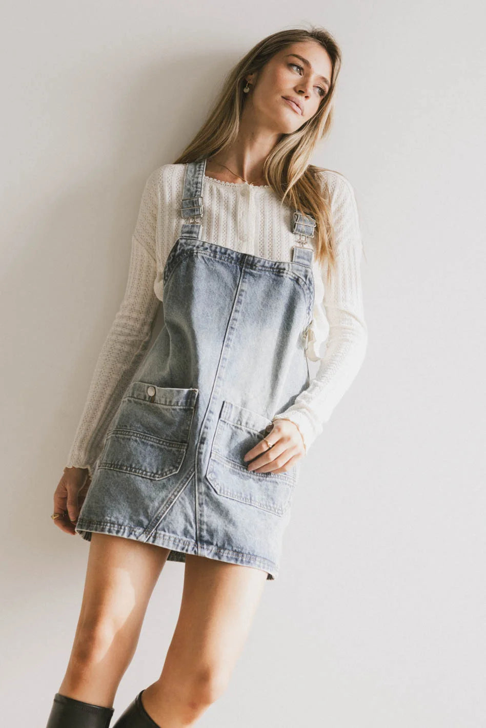 Elegant Fashion Koa Denim Mini Dress