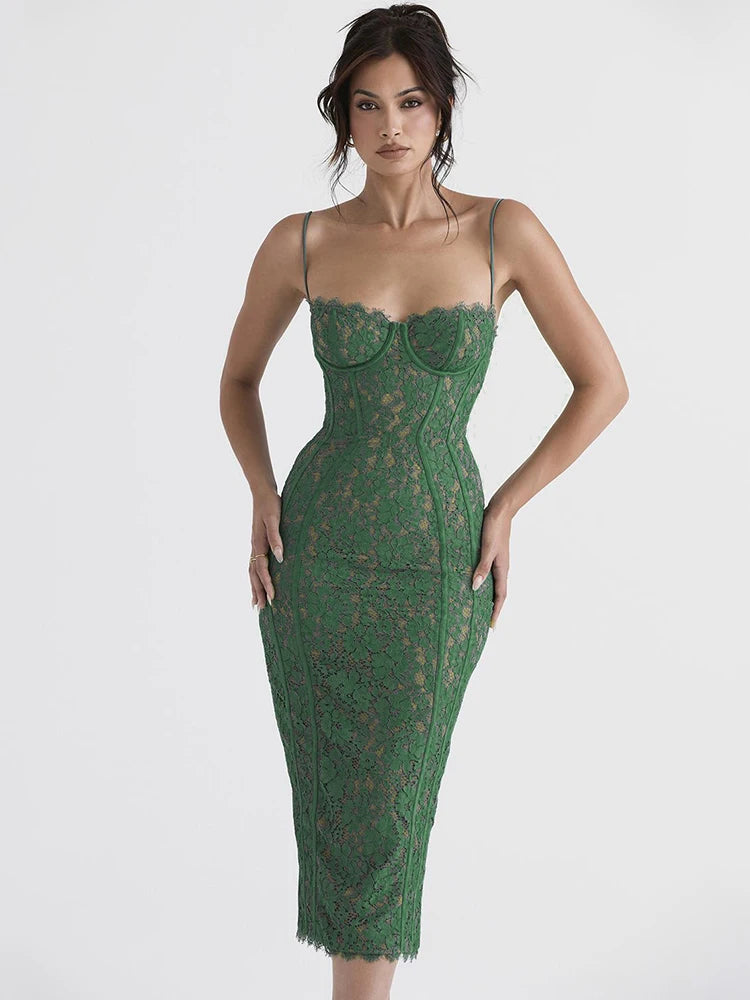 Cozy Comforts DressBetty - 2024 Lace Midi Satin Lined Sweetheart Celebrity Party Bodycon Dress Cozy Comforts DressBetty - 2024 Lace Midi Satin Lined Sweetheart Celebrity Party Bodycon Dress