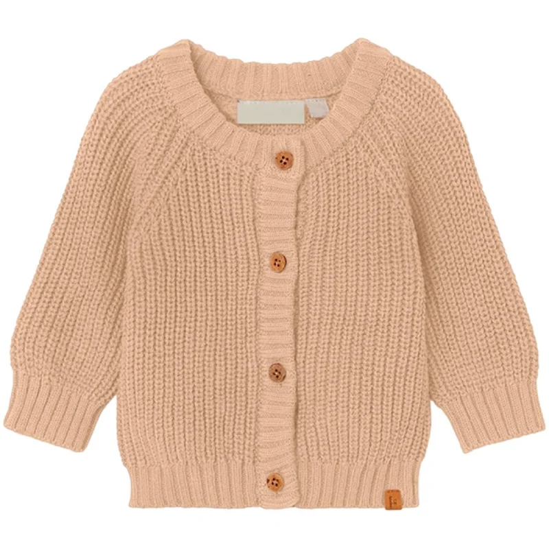 Affordable Chic Lil'Atelier Warm Sand Emlen Knit Cardigan