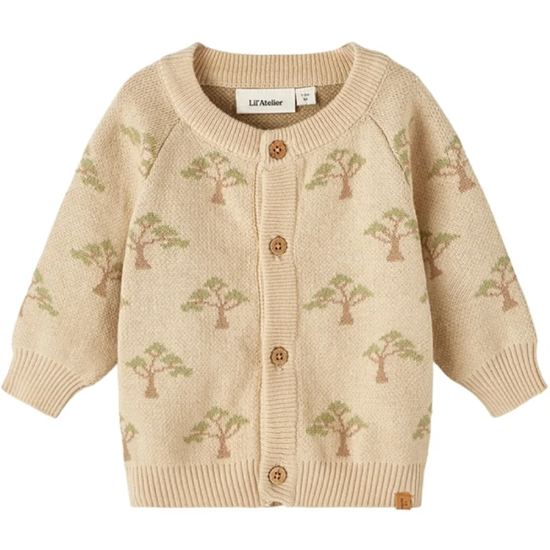 Cozy Vibes Lil'Atelier Pebble Lamao Knit Cardigan